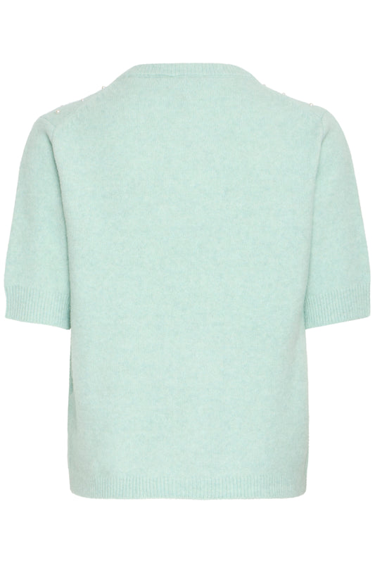 B Young Byossy Jumper | Blue Haze Melange