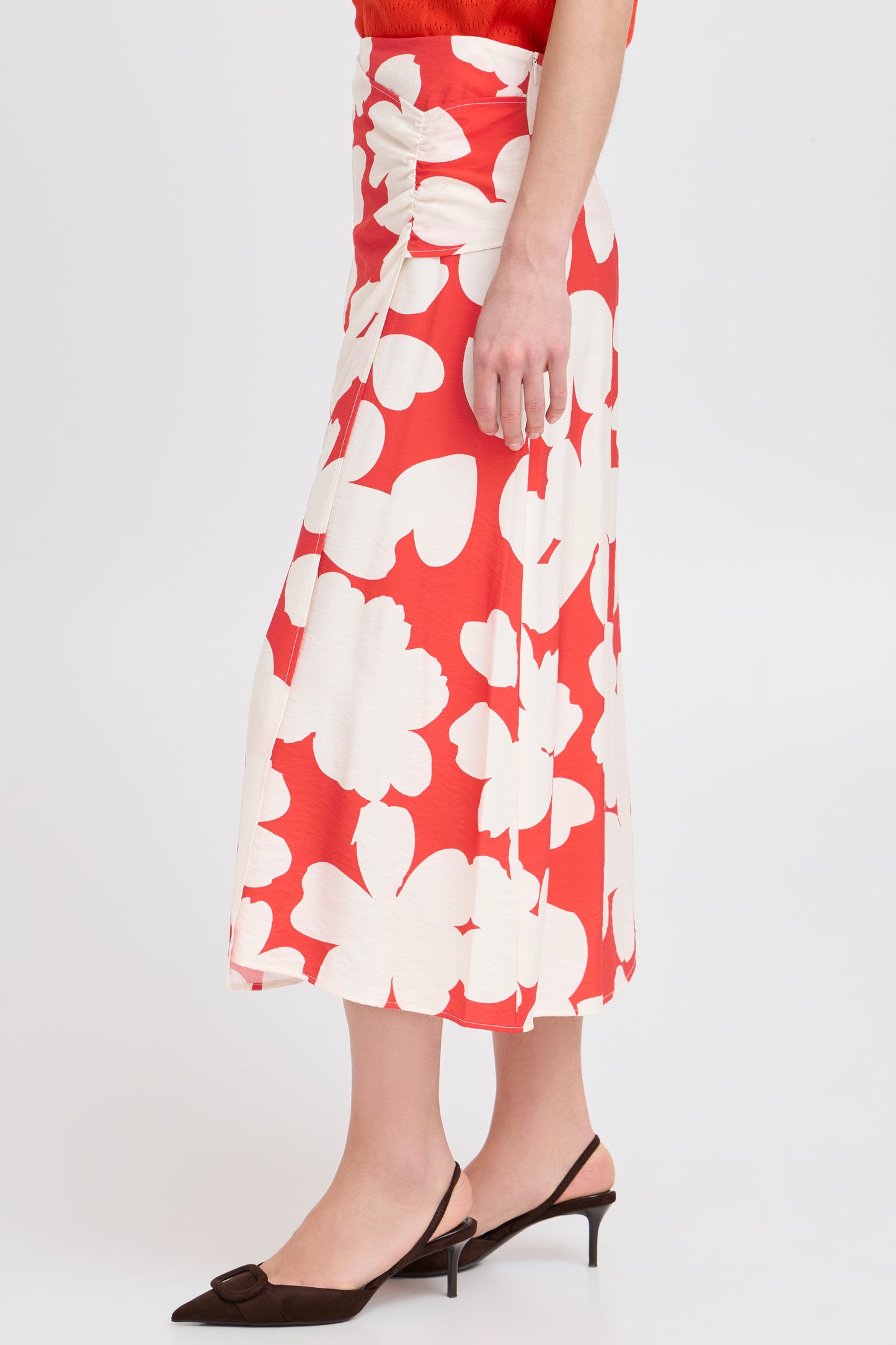 B Young Byibine Skirt | Flame Flower Mix