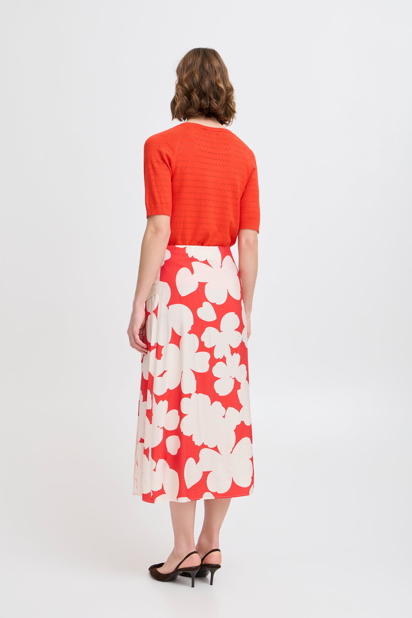 B Young Byibine Skirt | Flame Flower Mix