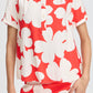 B Young Byibine Short Sleeve Shirt | Flame Flower Mix