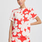 B Young Byibine Short Sleeve Shirt | Flame Flower Mix