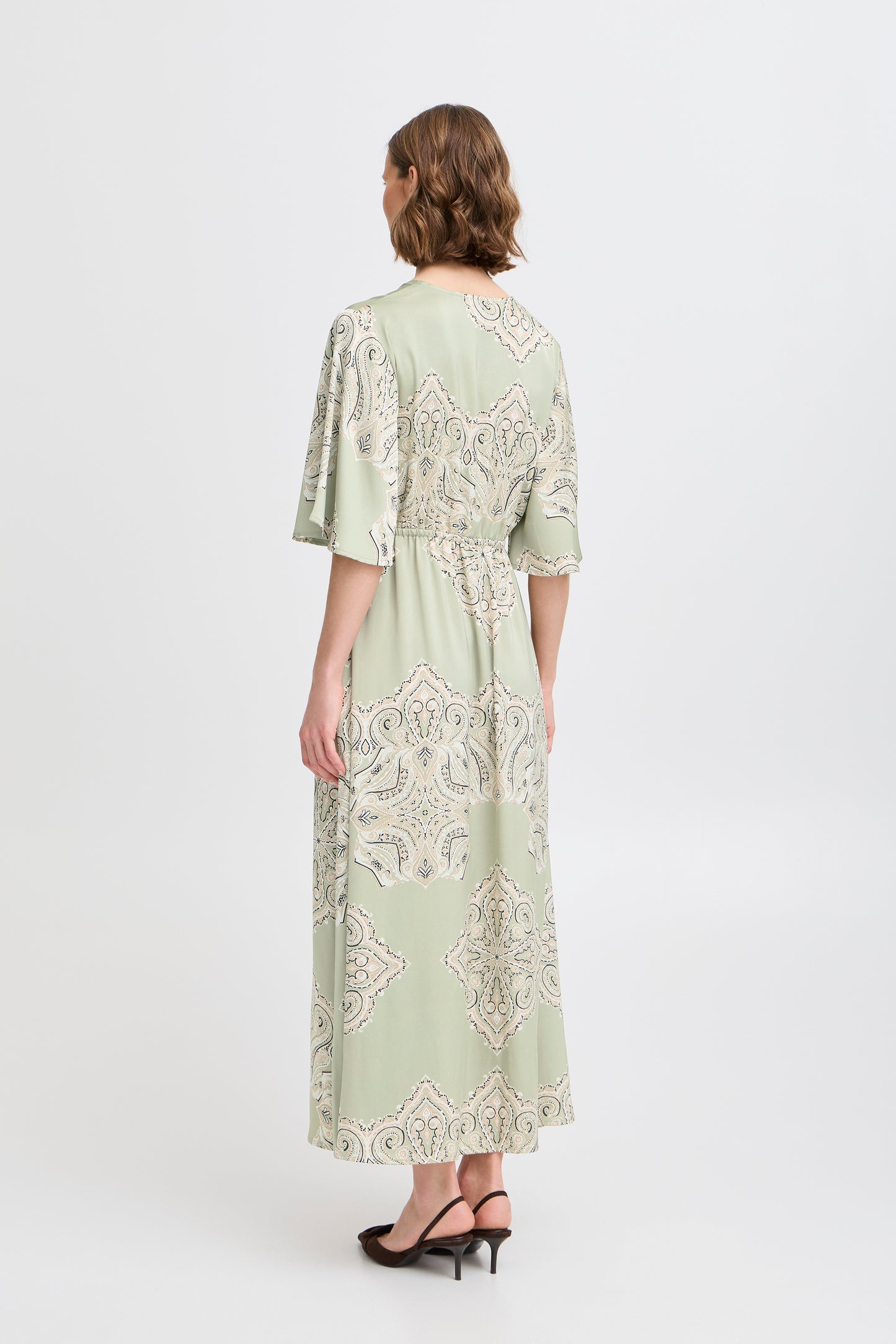 B Young Byjannike Dress | Tea Paisley Mix