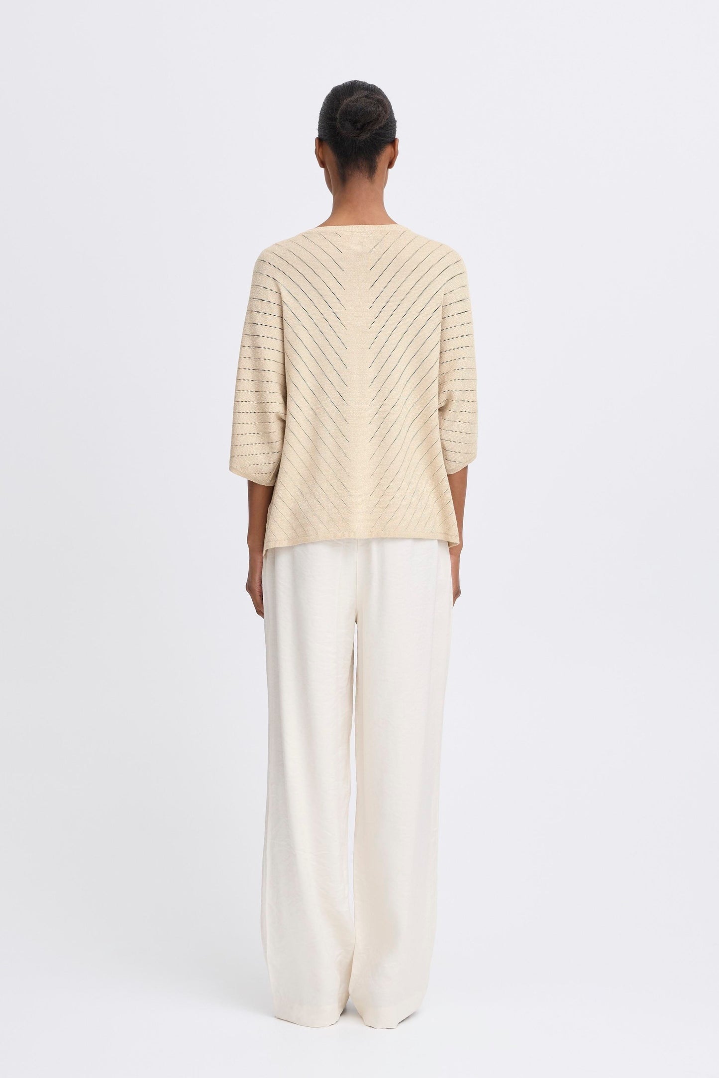 B Young Bymobbe V-Neck Jumper | Frosted Almond