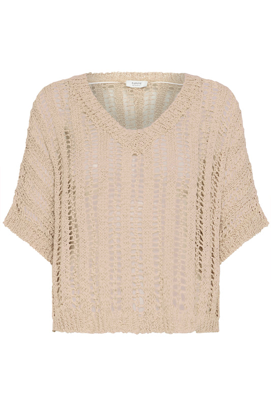 B Young Bymarax V-Neck Jumper | Humus