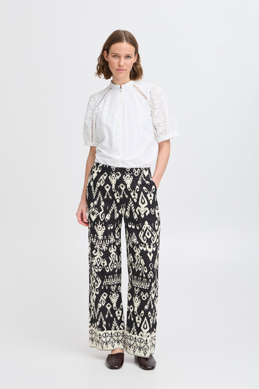 B Young Byjasmina Pants | Black Eth Mix