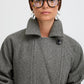 Bycilia Trenchcoat | Mid Grey Melange
