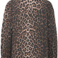 B Young Kenna Shirt | Denim Leopard Mix