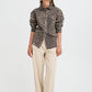 B Young Kenna Shirt | Denim Leopard Mix