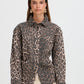 B Young Kenna Shirt | Denim Leopard Mix