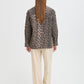 B Young Kenna Shirt | Denim Leopard Mix