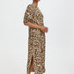 B Young Byihamma Long Dress | Humus Leopard