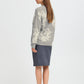B Young Byomea Flower Jumper | Mid Grey Melange