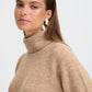 B Young Monna Rollneck | Walnut Melange