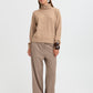 B Young Monna Rollneck | Walnut Melange