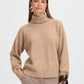 B Young Monna Rollneck | Walnut Melange