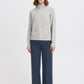 B Young Monna Rollneck | Mid Grey Melange