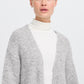 B Young Bymillers Cardigan | Mid Grey Melange