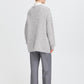 B Young Bymillers Cardigan | Mid Grey Melange