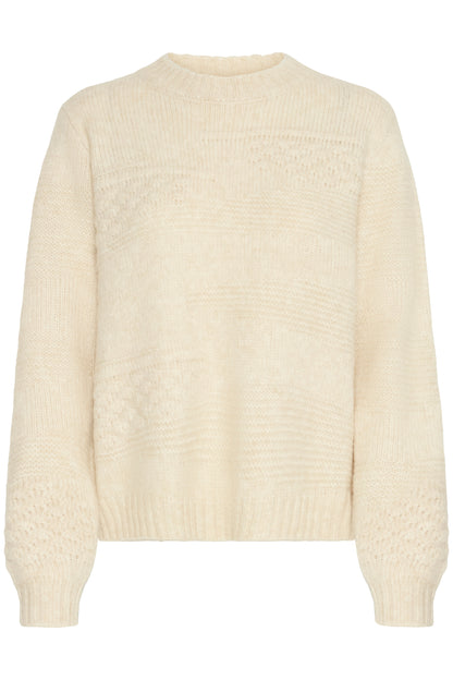 B Young ByOksana Jumper | Birch Melange