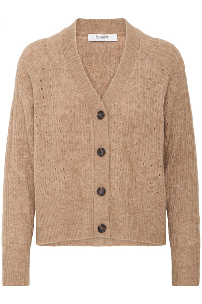 B Young ByMonna Cardigan | Walnut Melange