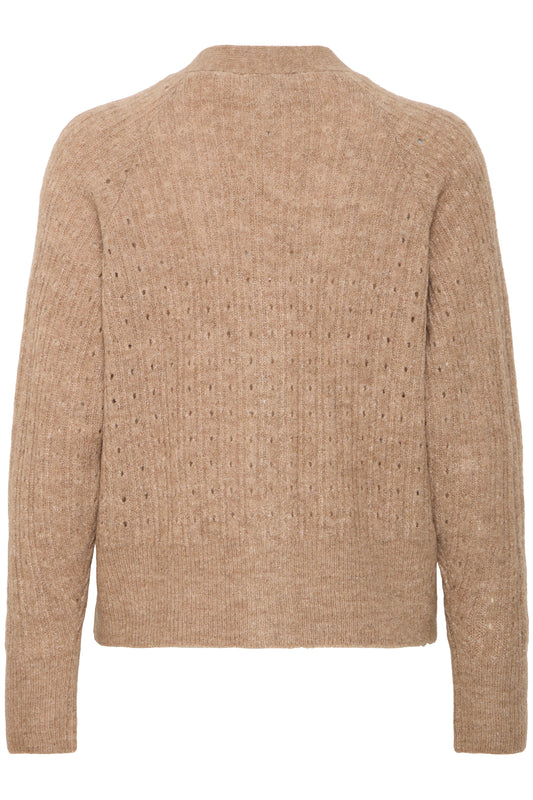 B Young Monna Cardigan | Walnut Melange