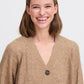 B Young Monna Cardigan | Walnut Melange