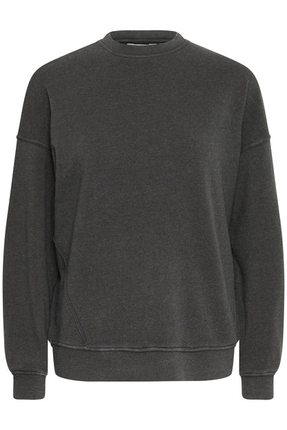 B Young ByStana Loose Sweatshirt | Asphalt