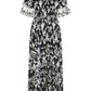 B Young Byjasmina  Long Dress | Black Eth Mix