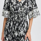 B Young Byjasmina  Long Dress | Black Eth Mix