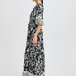 B Young Byjasmina  Long Dress | Black Eth Mix