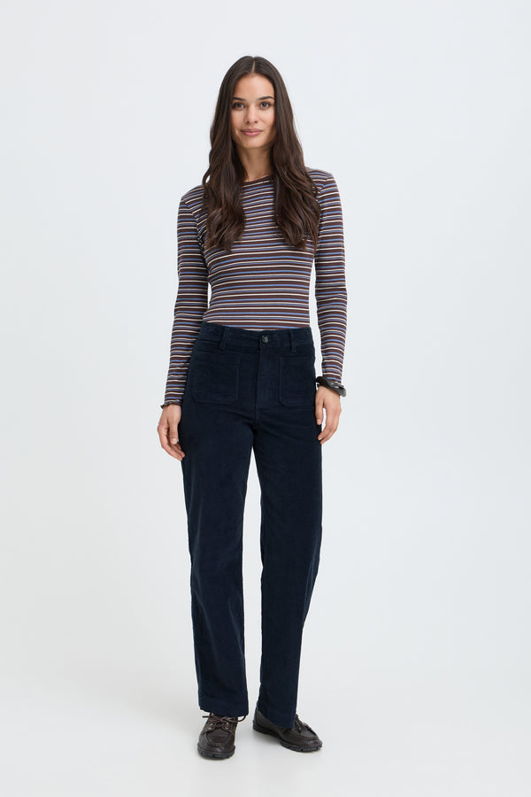 B Young Dasik Trousers | Dark Sapphire Blue
