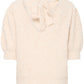 B Young Omea Bow Jumper | Birch Melange