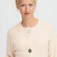 B Young Omanta Cardigan | Birch Melange