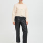 B Young Omanta Cardigan | Birch Melange