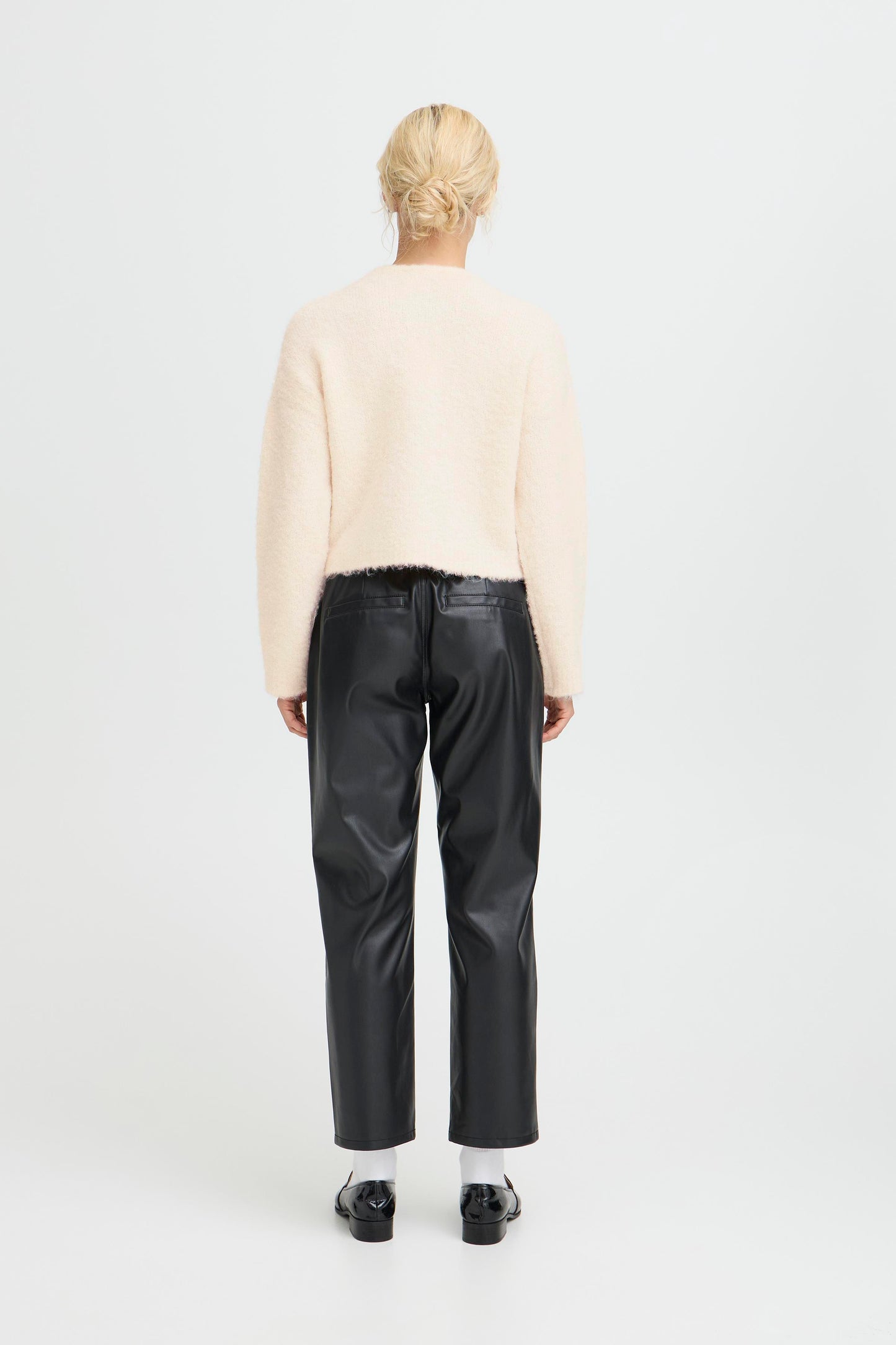 B Young Omanta Cardigan | Birch Melange