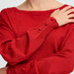 Bymobbe Boatneck Jumper | Barbados Cherry