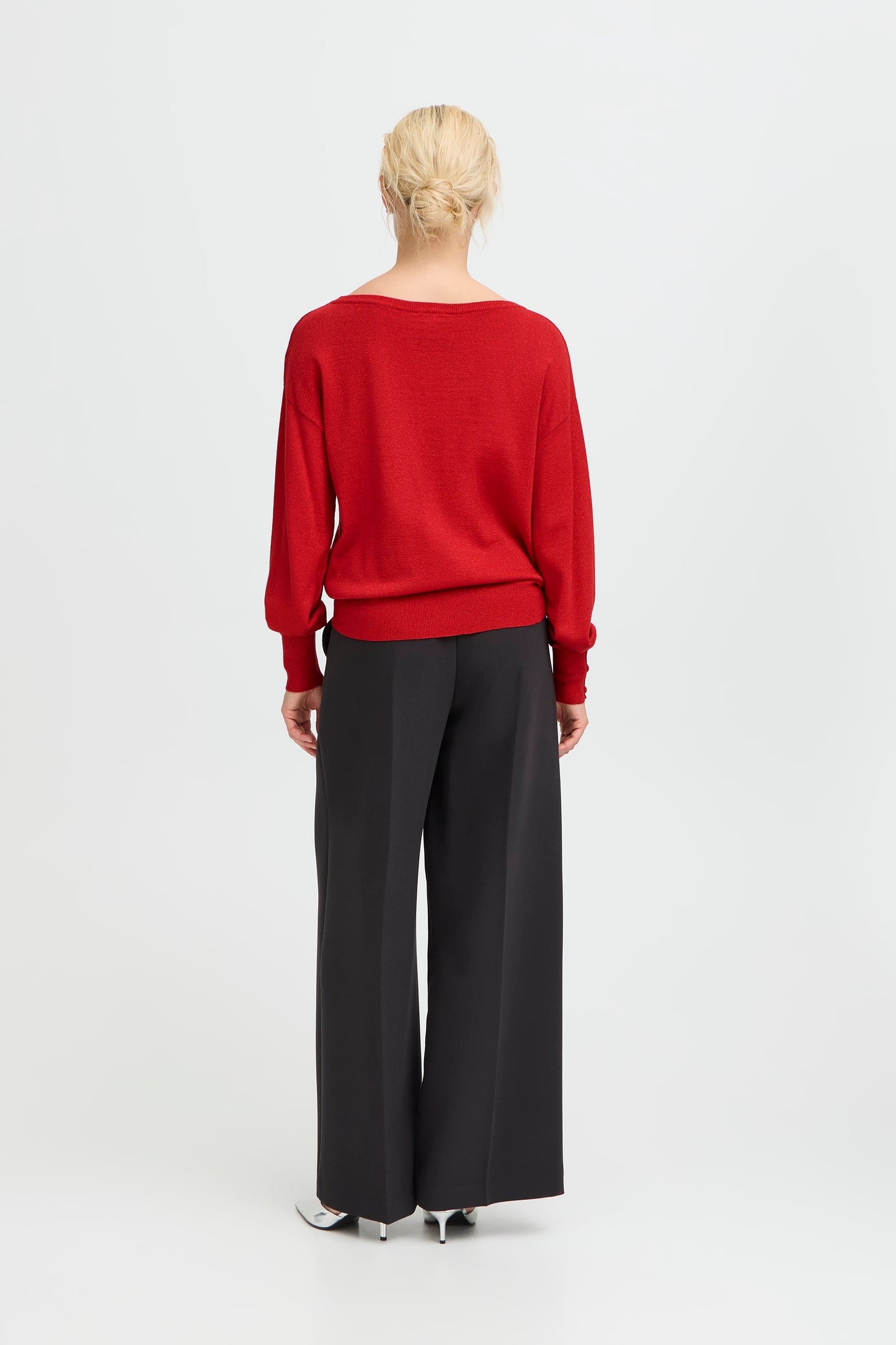 Bymobbe Boatneck Jumper | Barbados Cherry