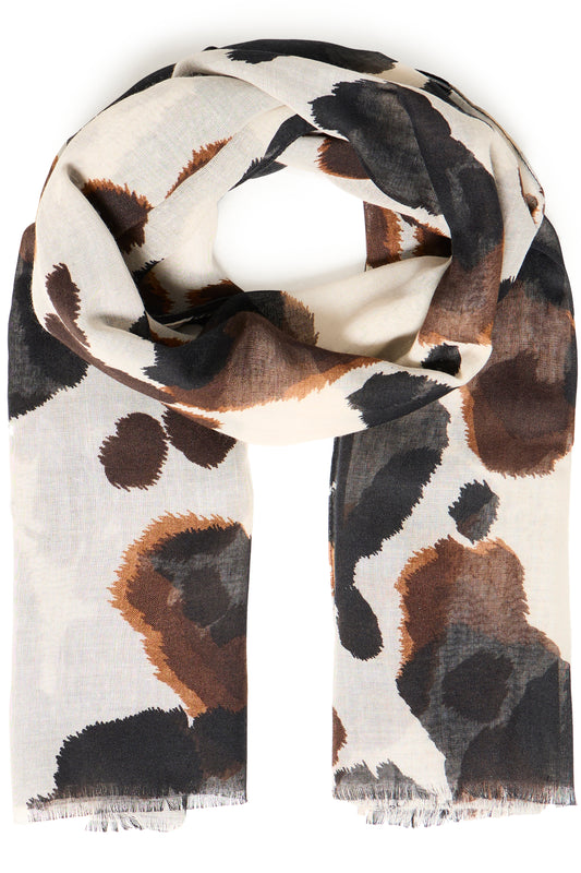 B Young Bywallam Scarf | String Cow Print