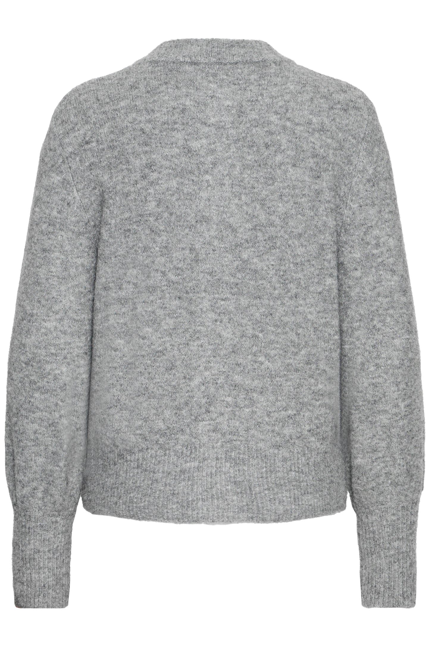 Byomea Rhinestone Cardigan | Mid Grey Melange