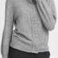 Byomea Rhinestone Cardigan | Mid Grey Melange