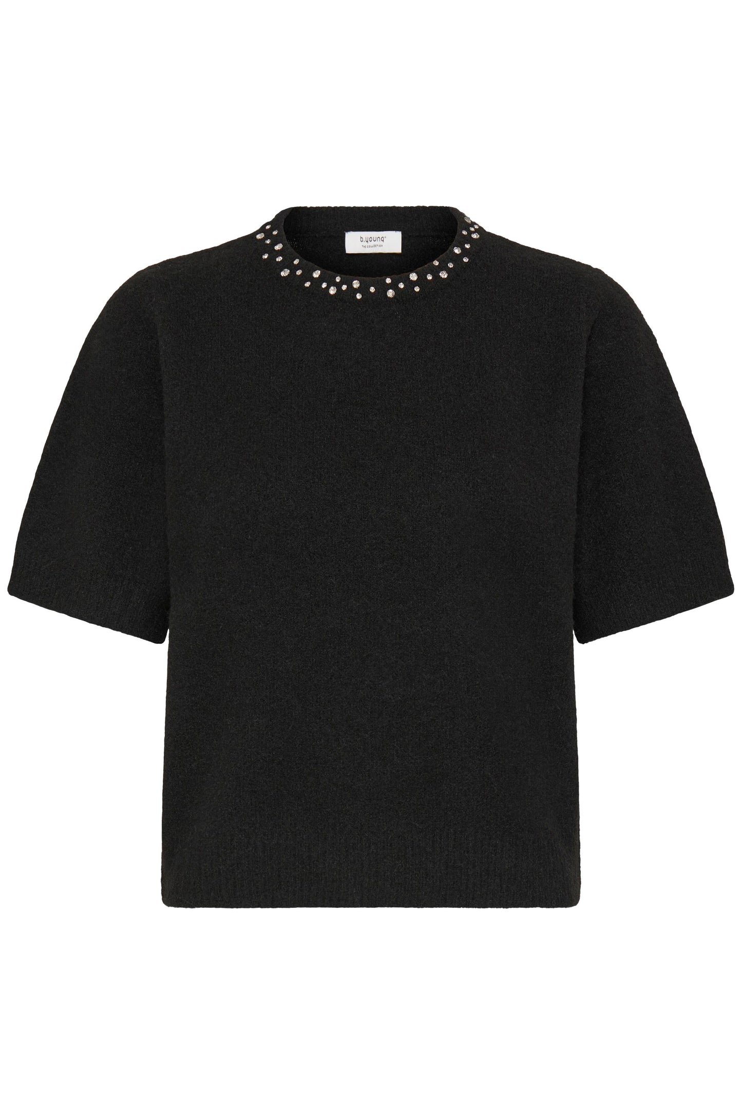 B Young Byomea Rhinestone Shirt Sleeve Jumper | Meteorite