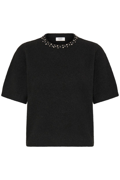 B Young Byomea Rhinestone Shirt Sleeve Jumper | Meteorite