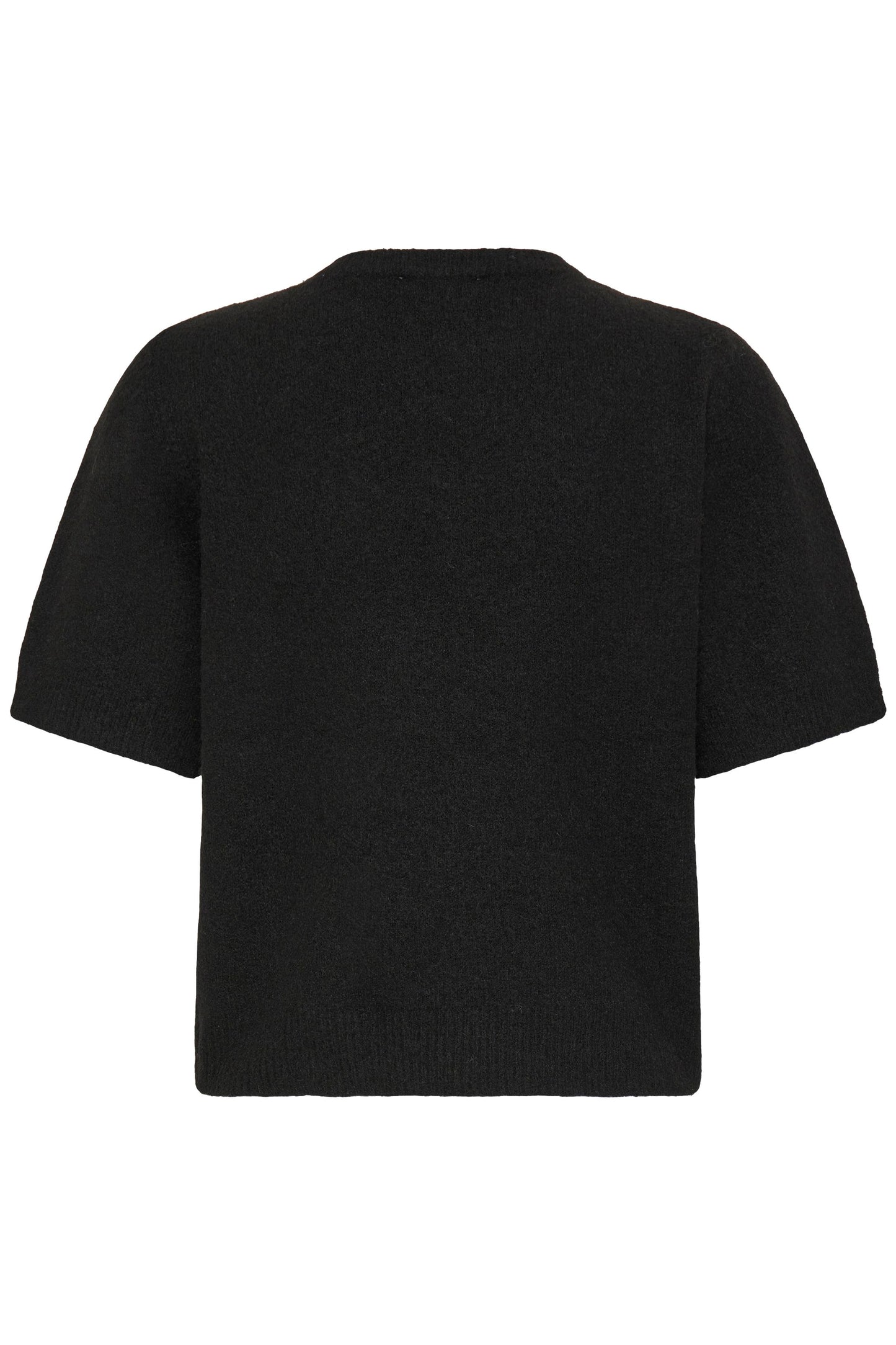 Byomea Rhinestone Short Sleeve Jumper | Meteorite