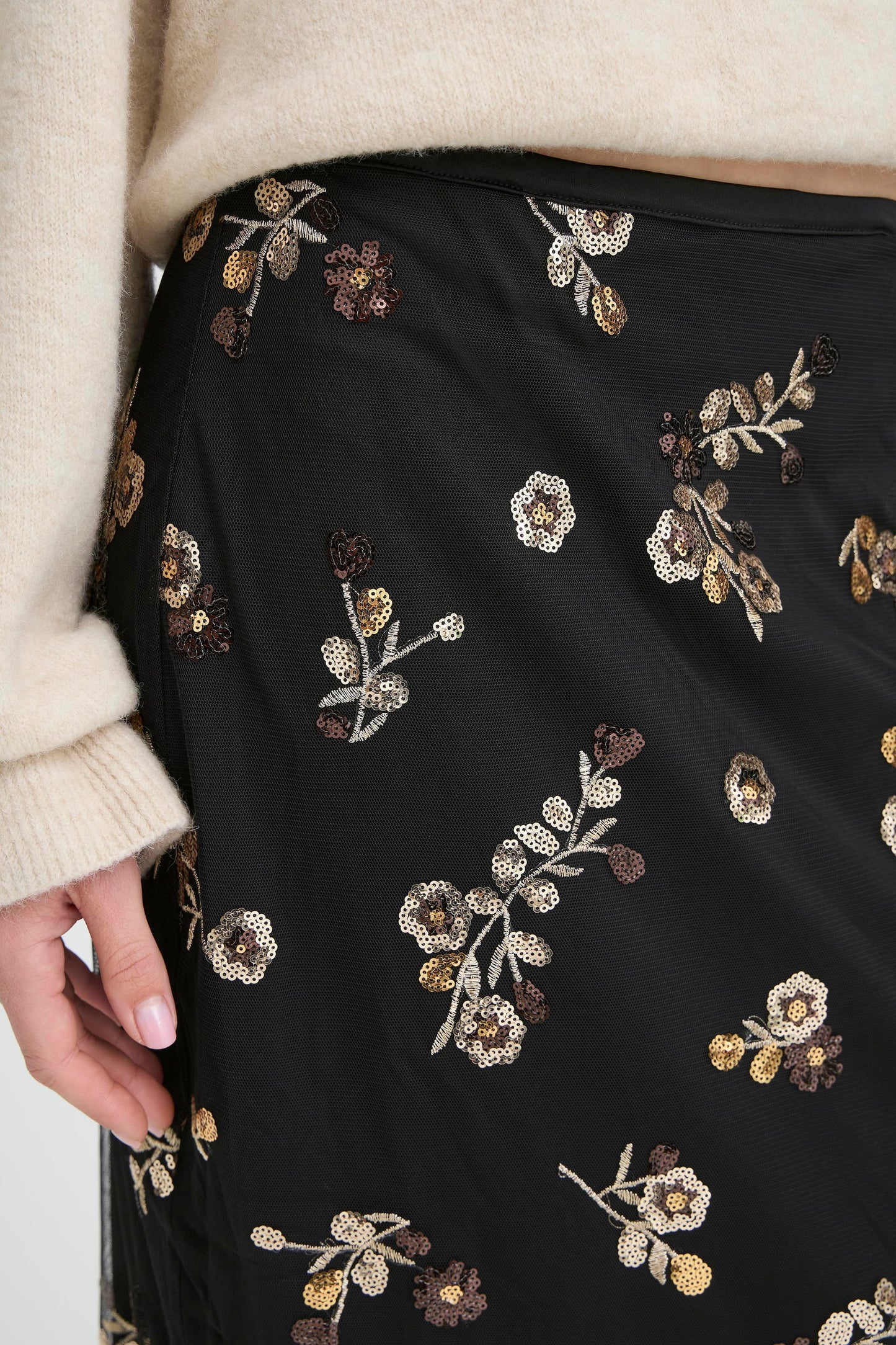 Byrenaz Pencil Skirt | Meteorite