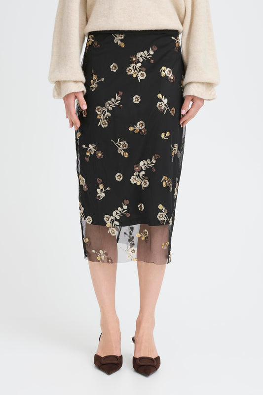 Byrenaz Pencil Skirt | Meteorite