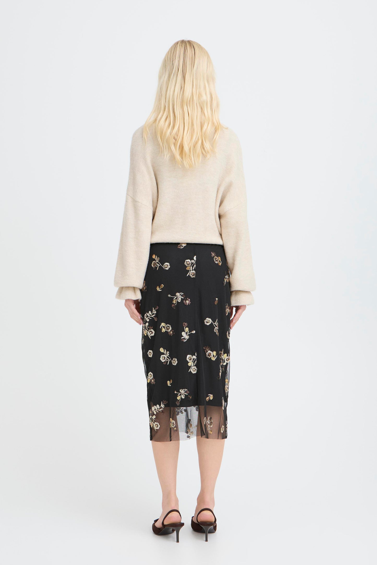Byrenaz Pencil Skirt | Meteorite