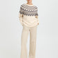 Byohelle Jacquard Jumper | Oatmeal Melange