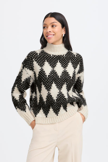 B Young Byomhu Jumper | Birch Melange