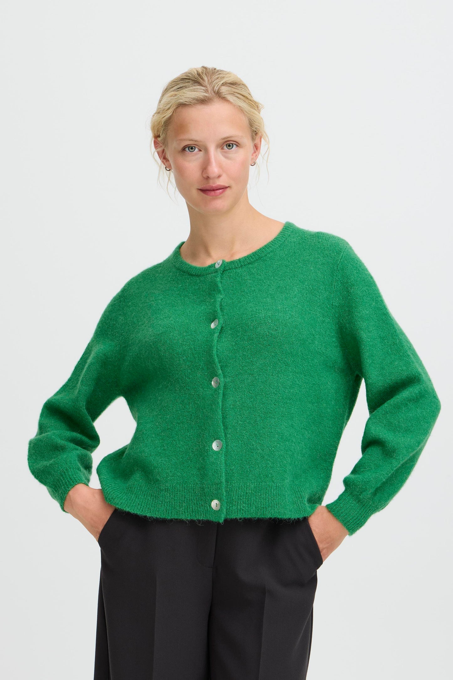 B Young Bynimma Plain Cardigan | Leprechaun