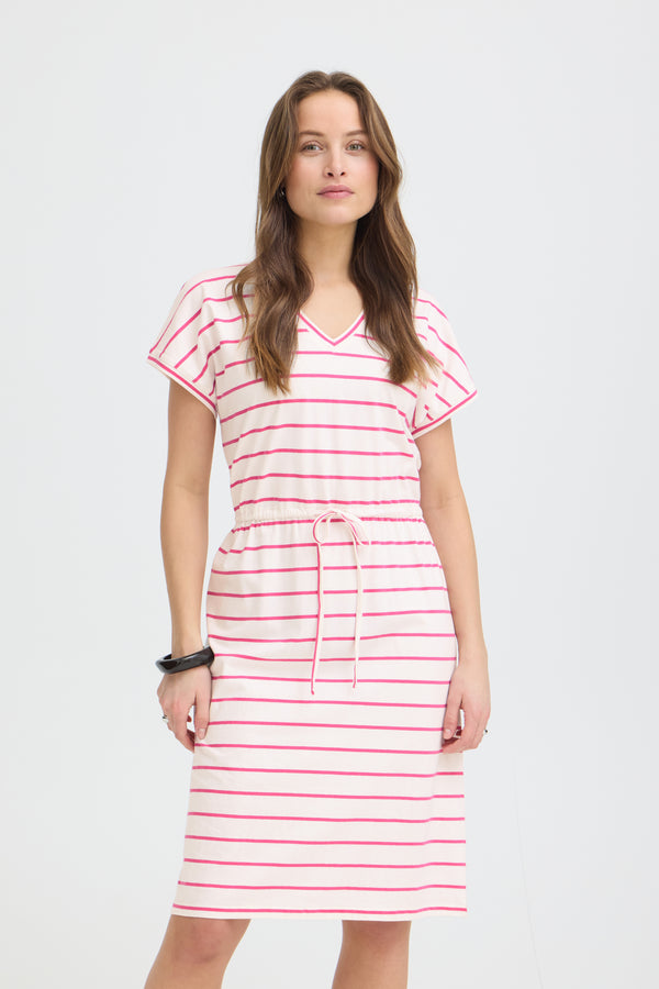 B Young Pandina V-Neck Dress | Raspberry Rose